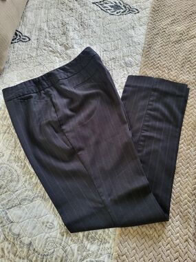 Worthington Black Pinstripe Dress Pants